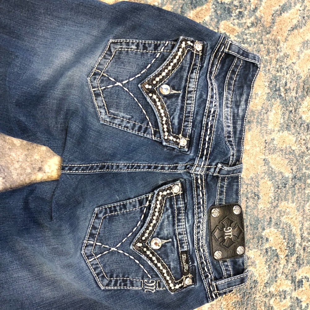 Miss Me Signature-Rise Boot Cut Jeans SZ 28
